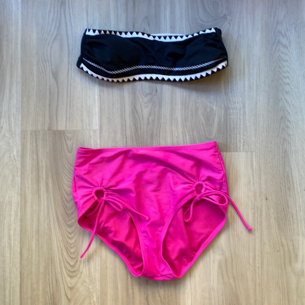 High waisted swimsuit